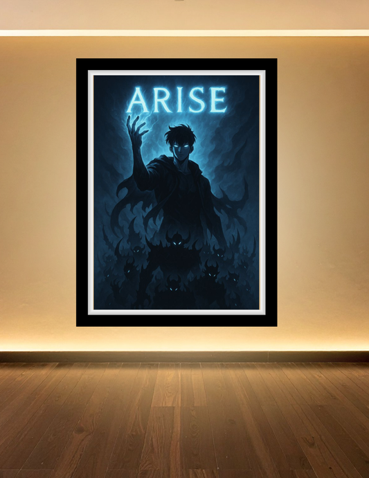 "Summon of Shadows – Solo Leveling Inspired Anime Art"