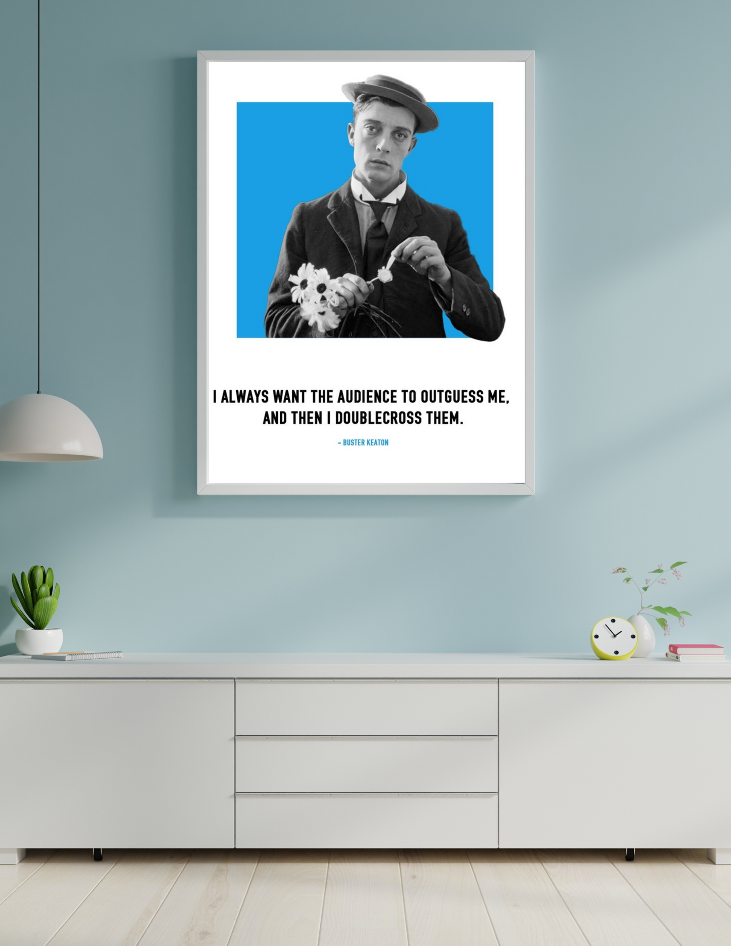 Buston Keaton 4k poster / frame