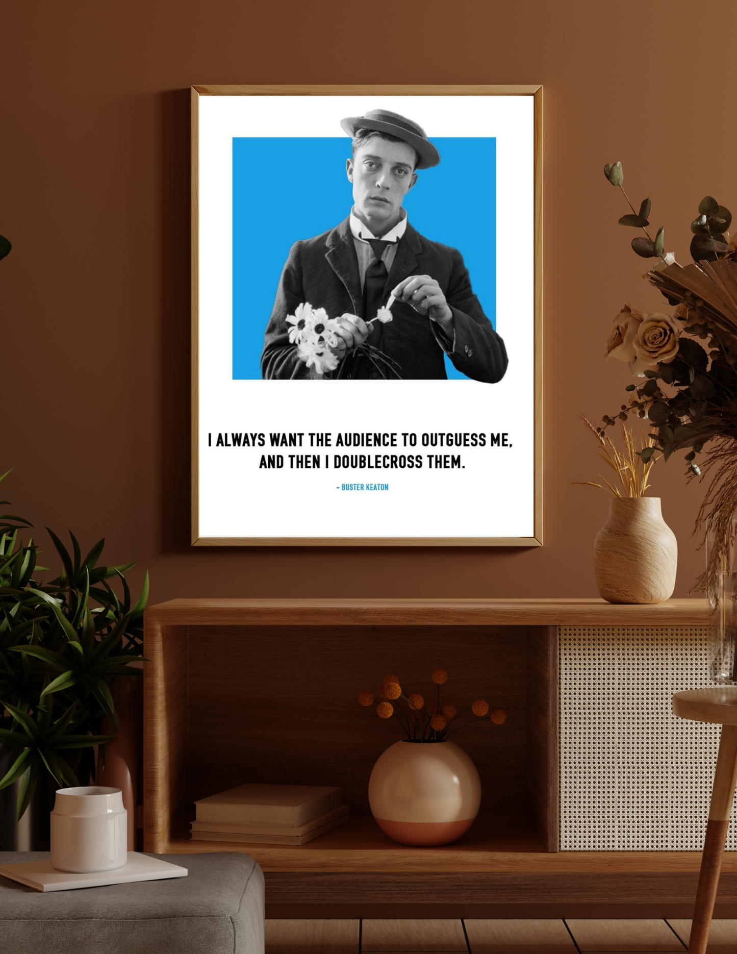 Buston Keaton 4k poster / frame