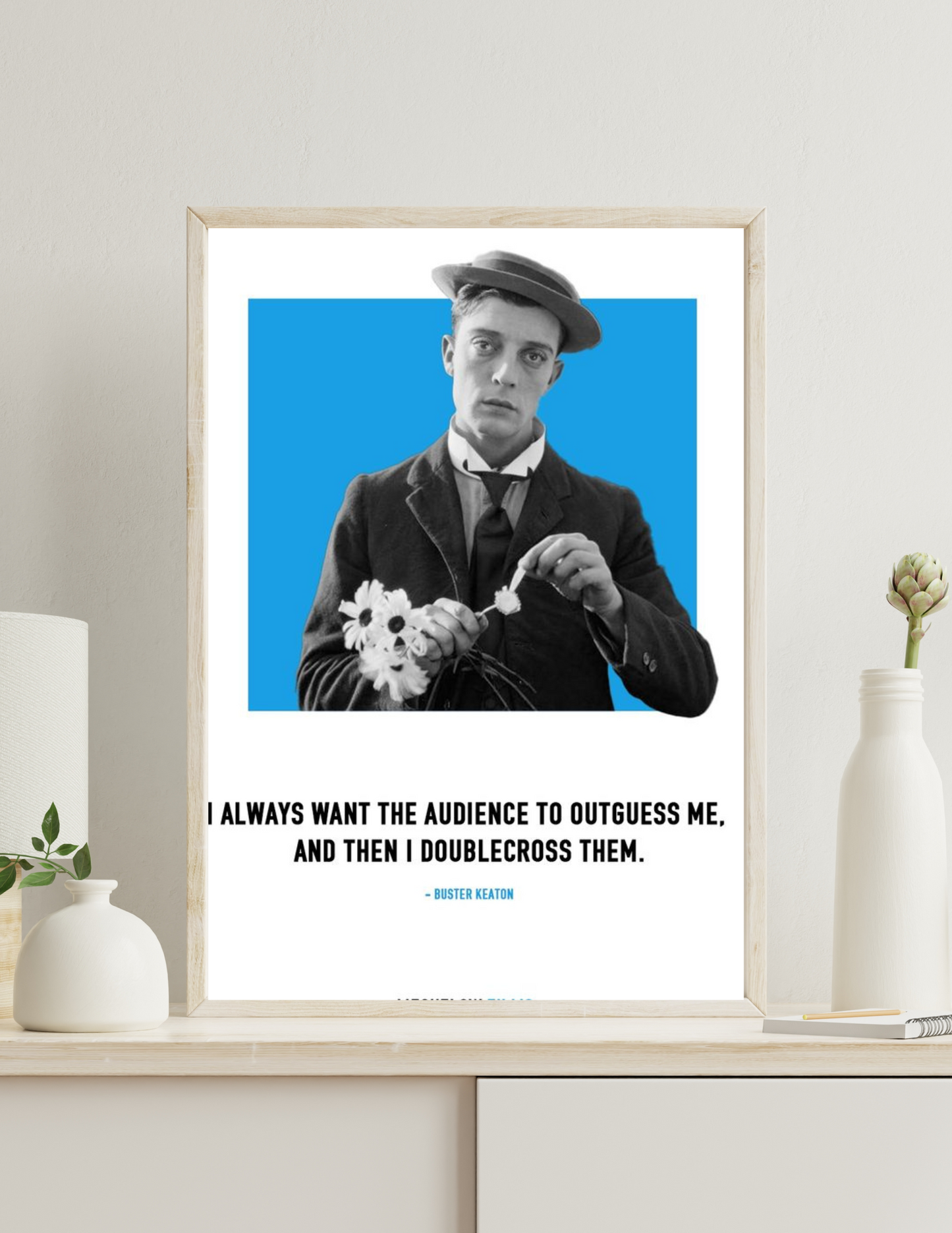 Buston Keaton 4k poster / frame