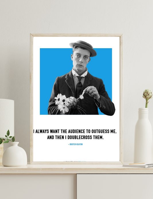 Buston Keaton 4k poster / frame