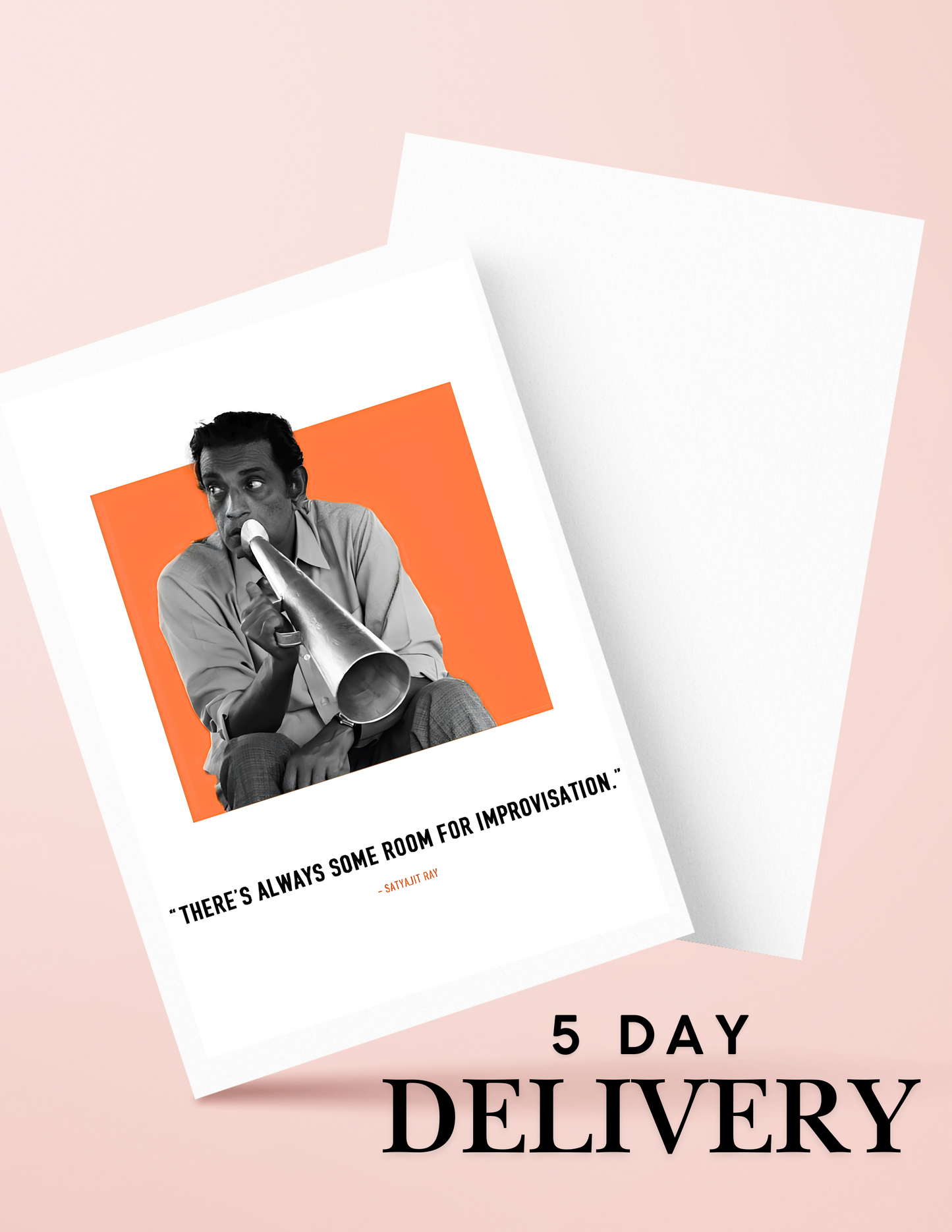 Satyajit ray - 4k poster / frame