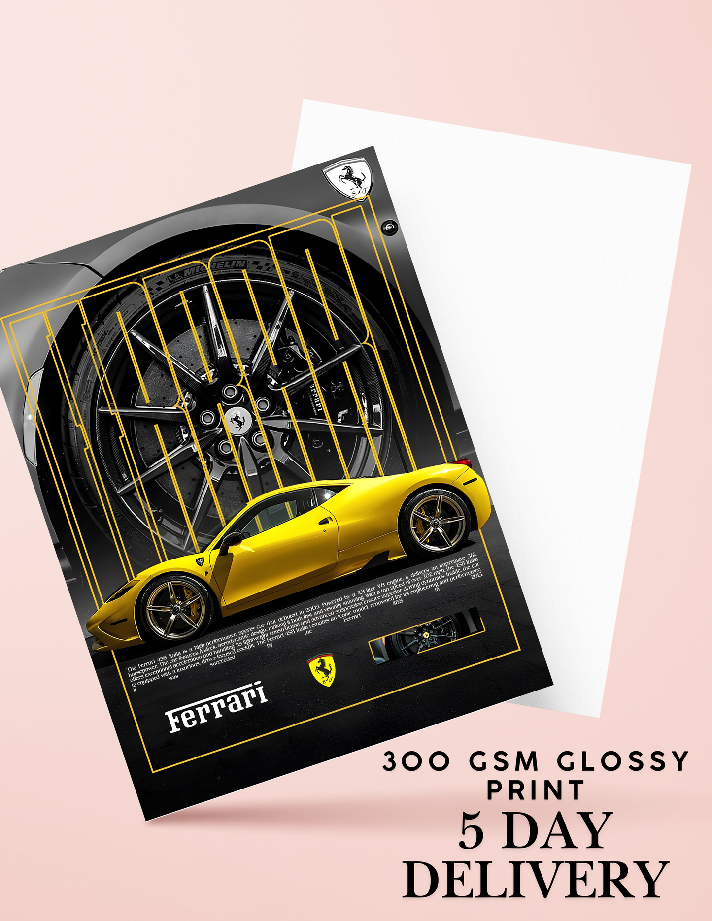 Ferrari 4k wall art