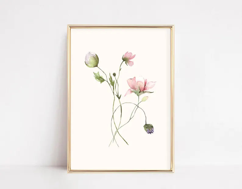 The flower set 4k wall art