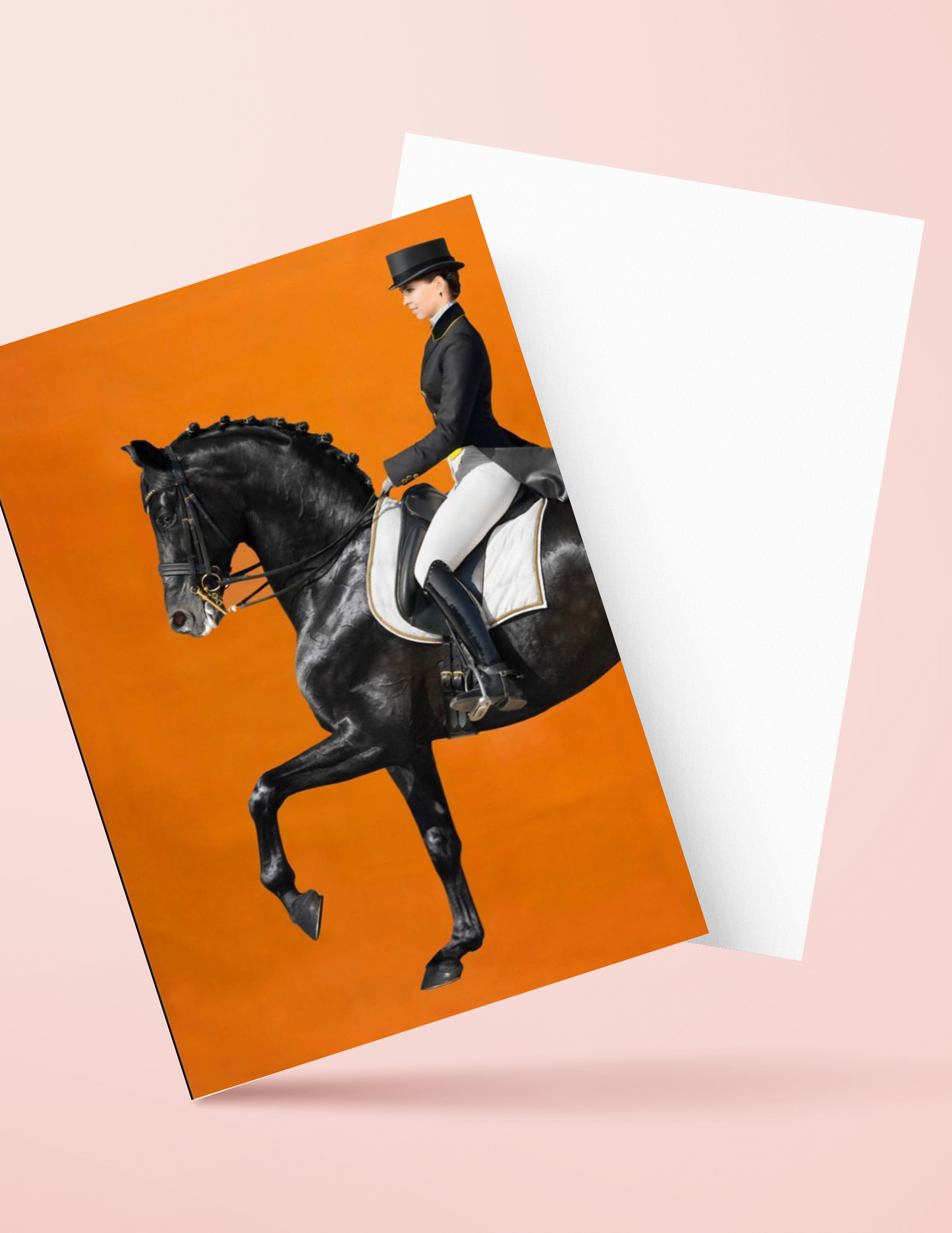 The black horse - 4k poster / frames