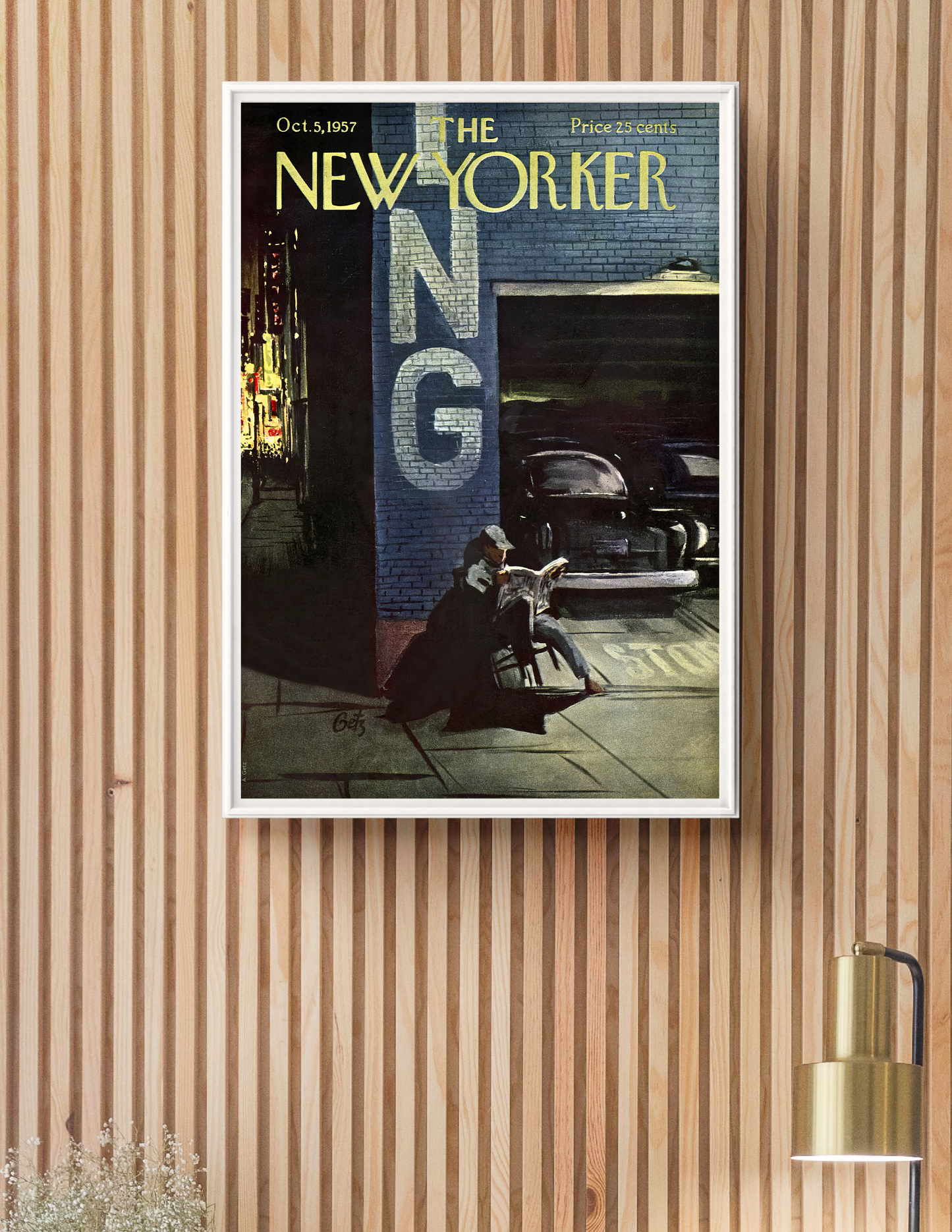 New yoker D - 4 poster/frame