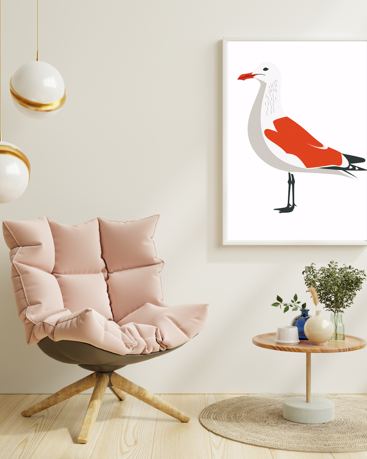 red duck 4k wall art poster / frames