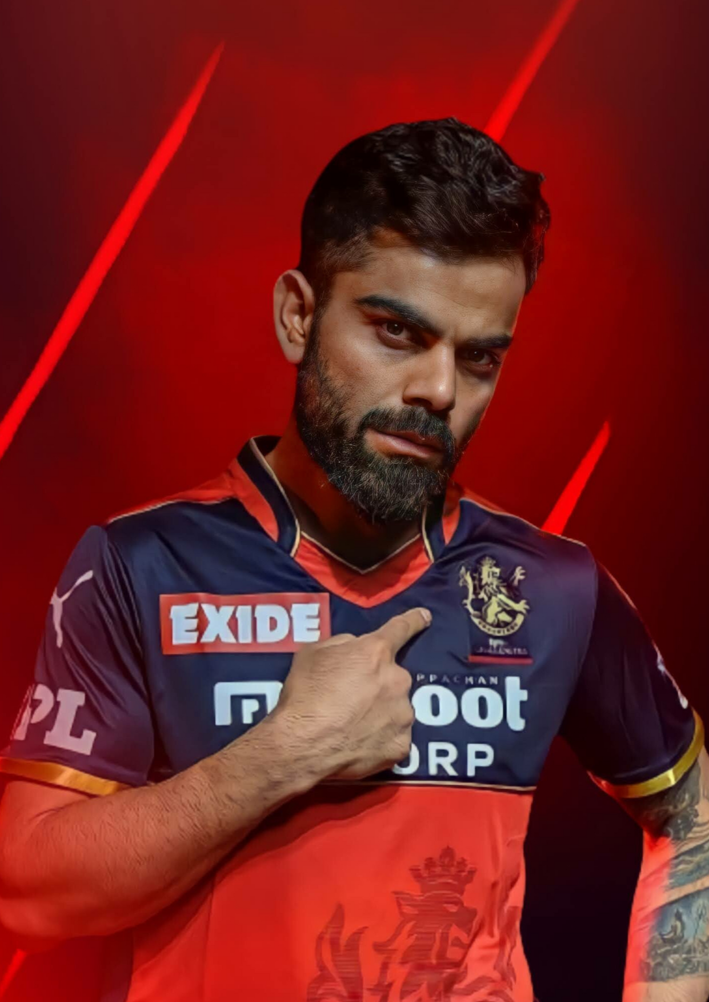 Virat kohli 4k poster