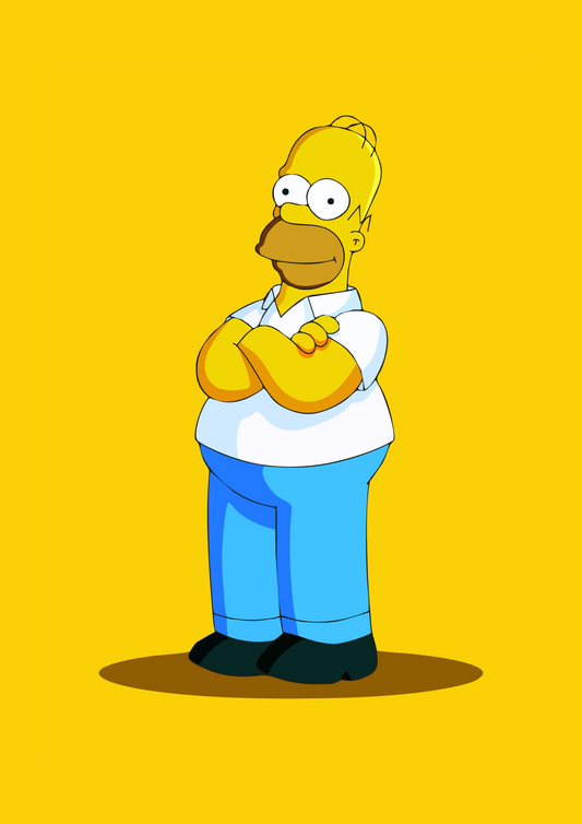 Homer Simpson The Simpsons 4K POSTER