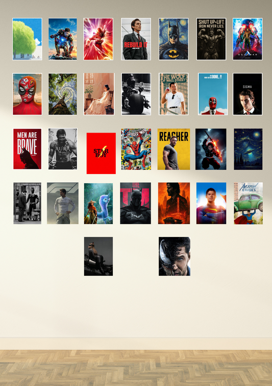 30 posters collage 4k poster