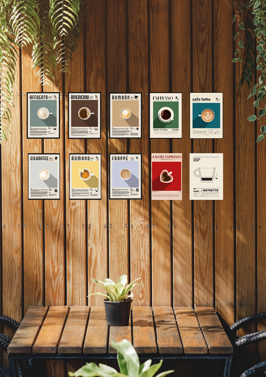 Coffee lovers 4k poster (pack of 10)