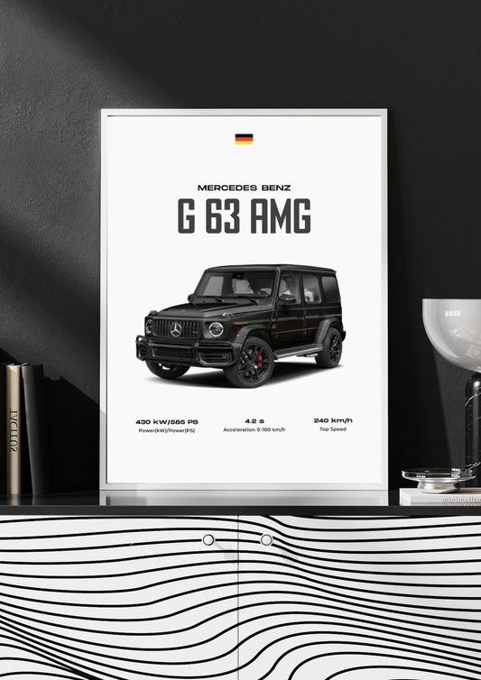 G - 63 AMG car 4k poster