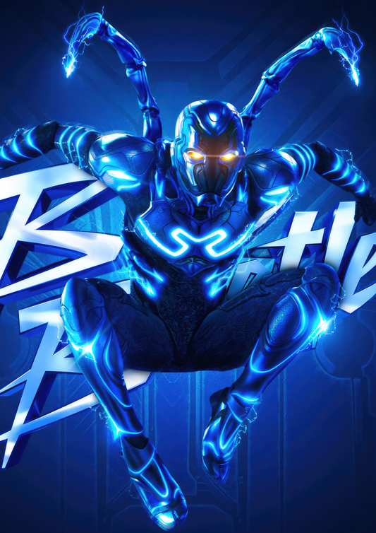 Blue beetle 4k poster