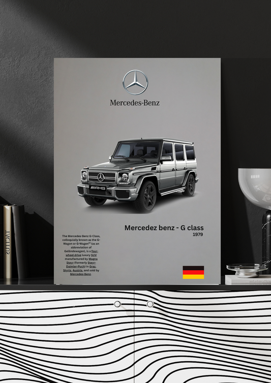 Mercedez benz G class 4k poster