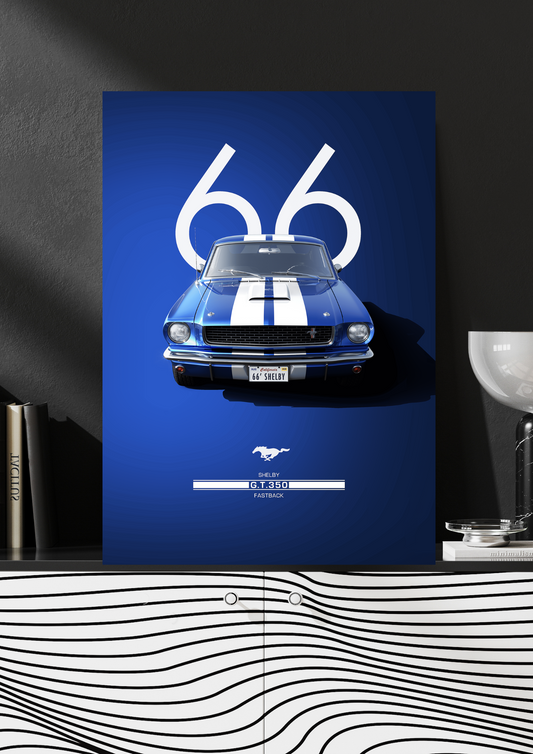 G.T. 350 by shelby 4k poster