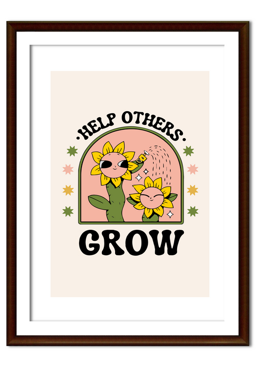 HELP OTHERS TO GROW 4K WALL ART