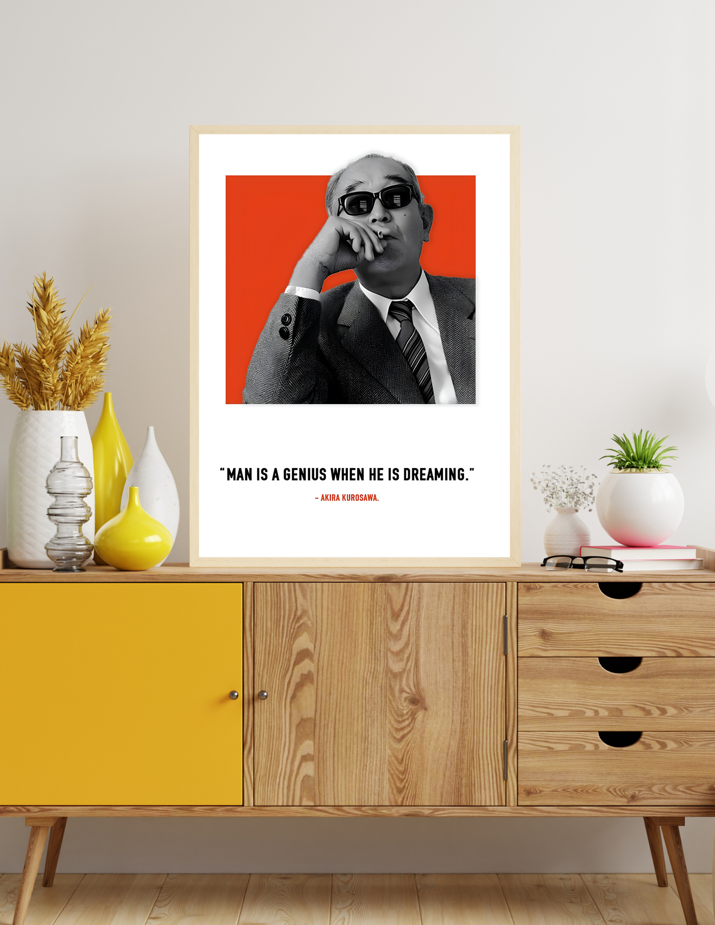 Akira kurosawa 4k poster / frame