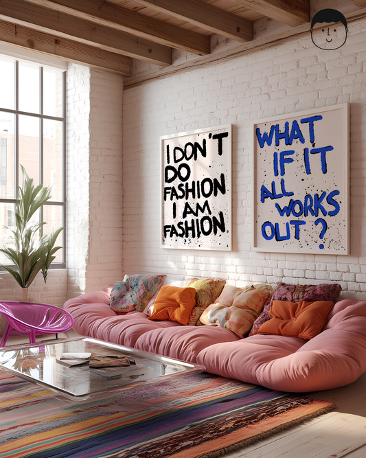 Idont do fashion 4k wall art painting