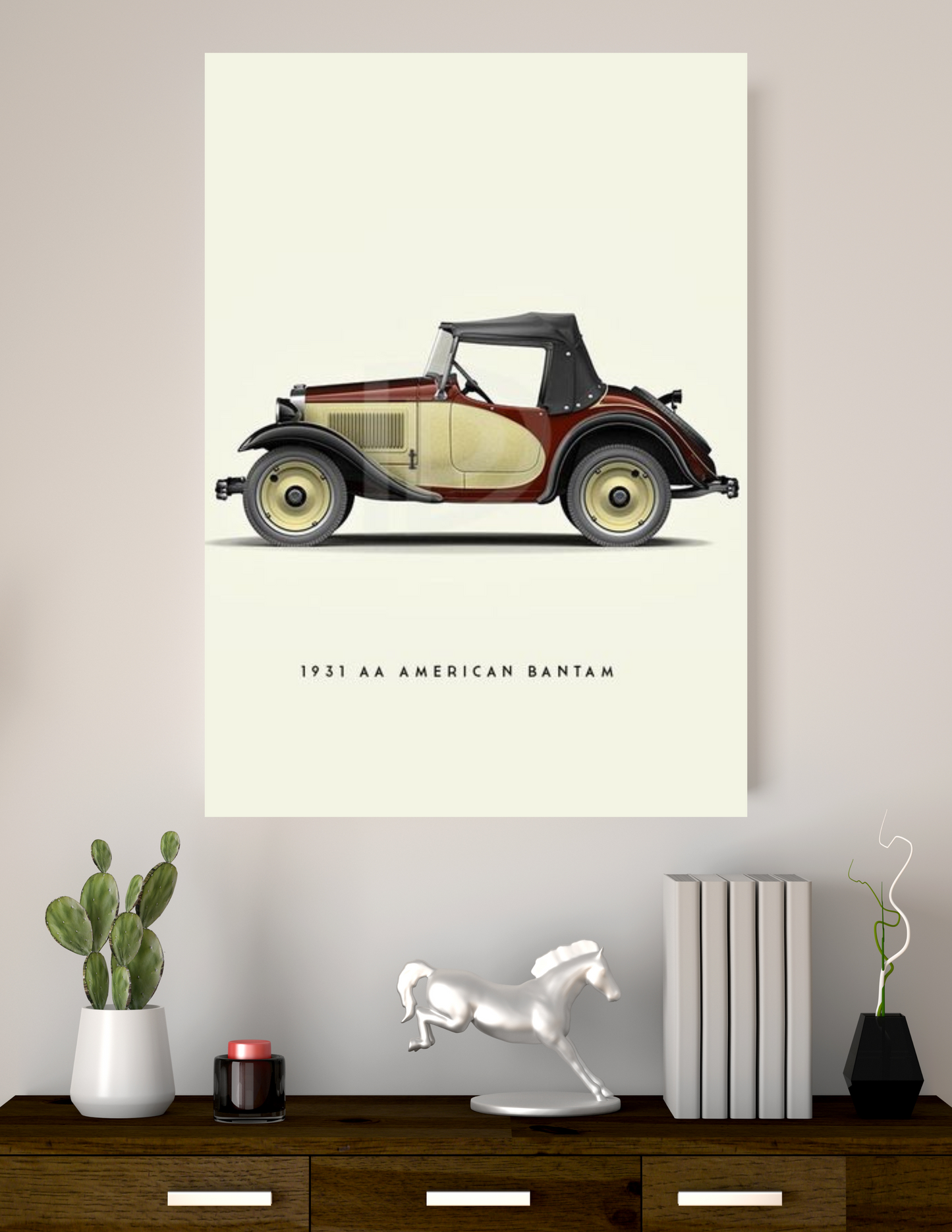 1931 AA AMERICAN BANTAM 4K POSTER / FRAME