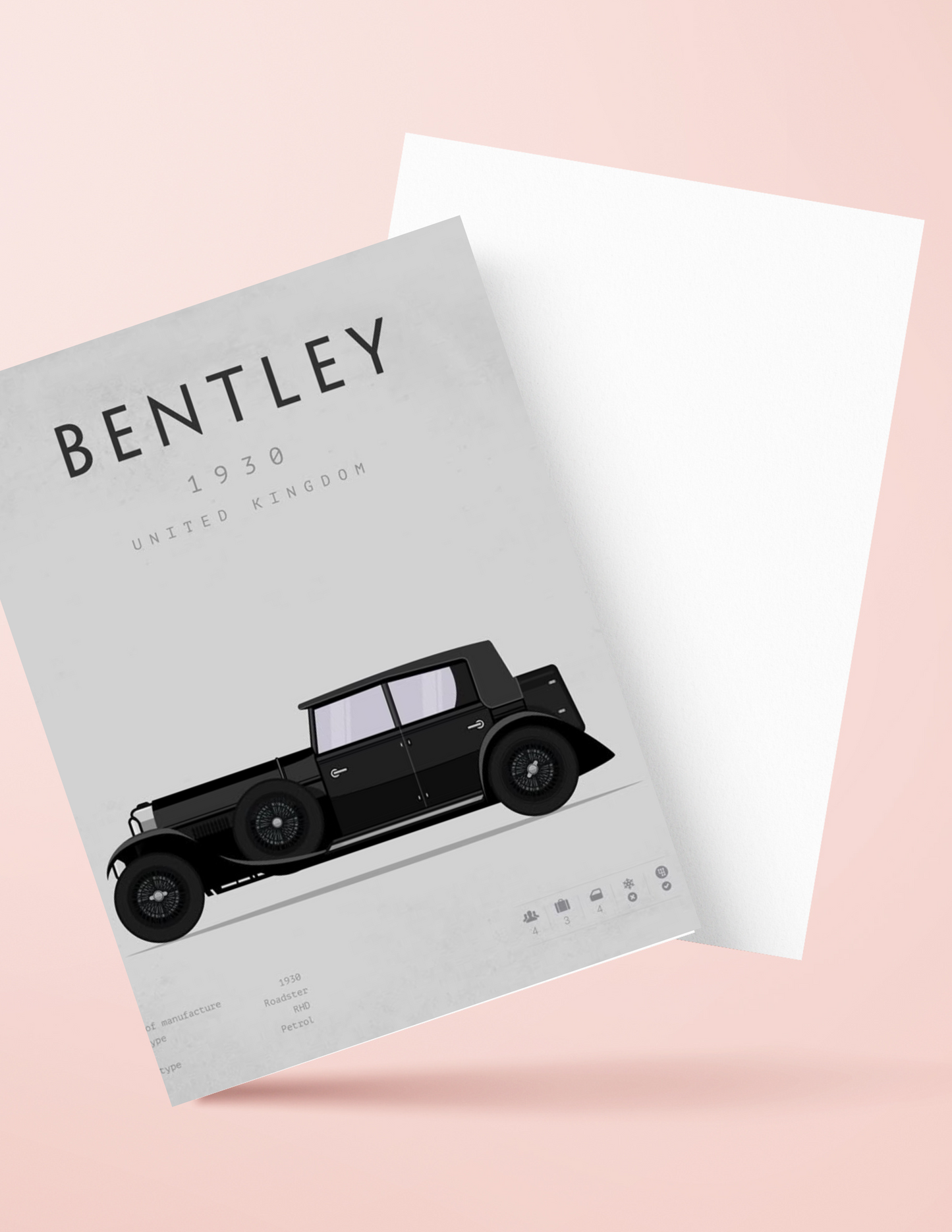 Bentley 4k poster / frame