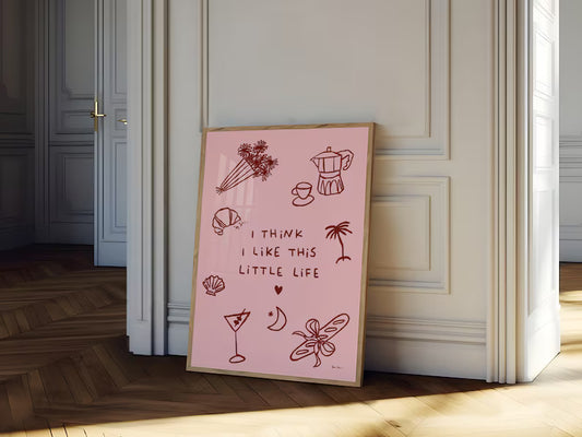 Pink temka 4k poster / frame