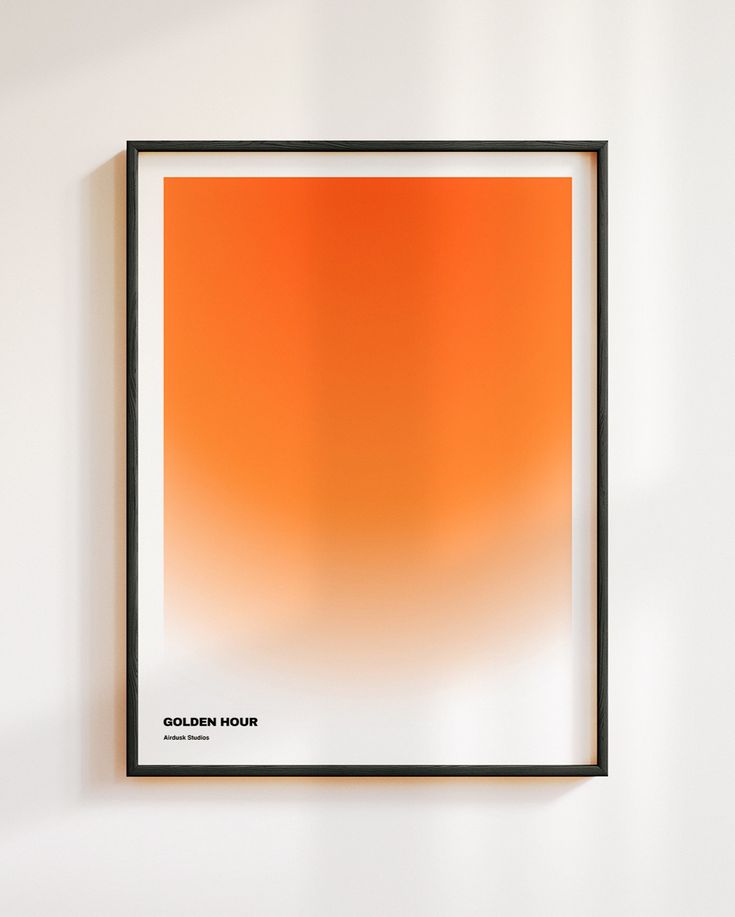 The golden hour - poster / frame