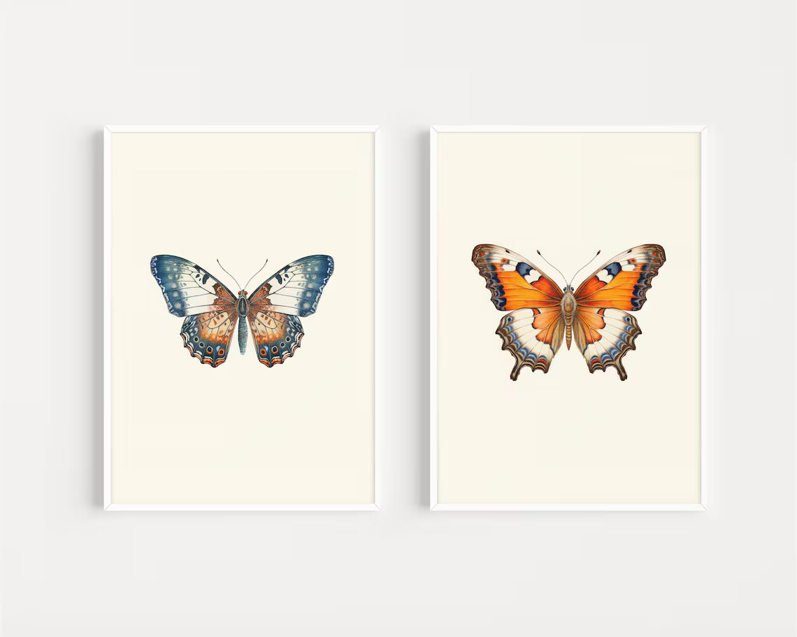 Butterfly set 4k wall painting