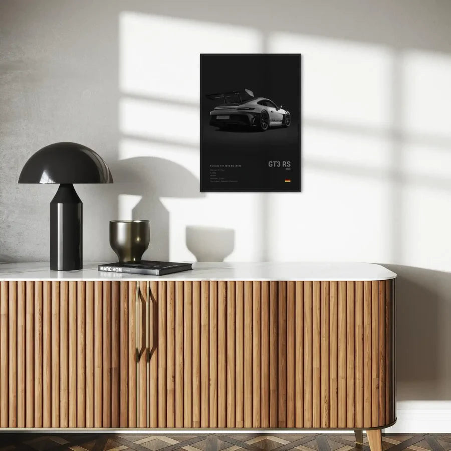 Porche gt3rs 4k poster/frames