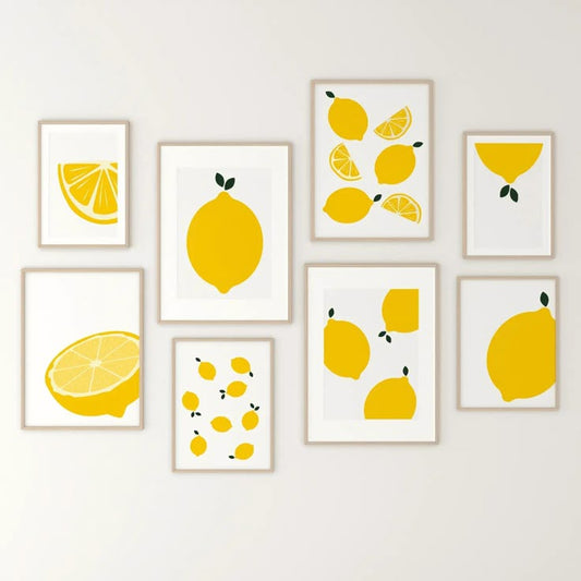 LEMON 4k wall art poster / frame