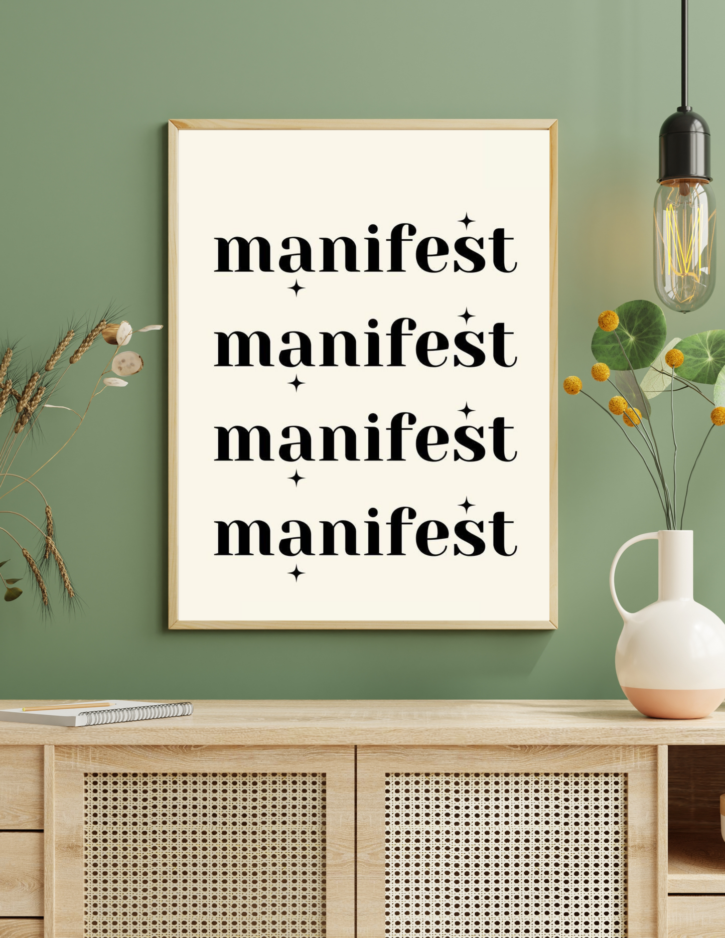 Manifest 4k wall art poster / frames