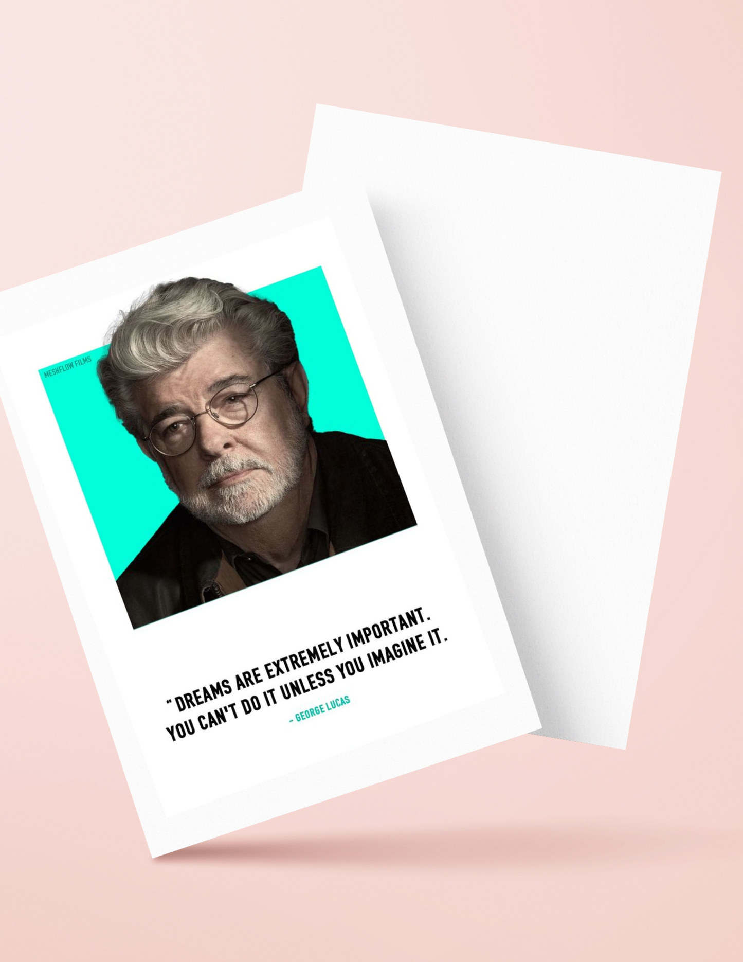 George Lucas 4k poster / frame