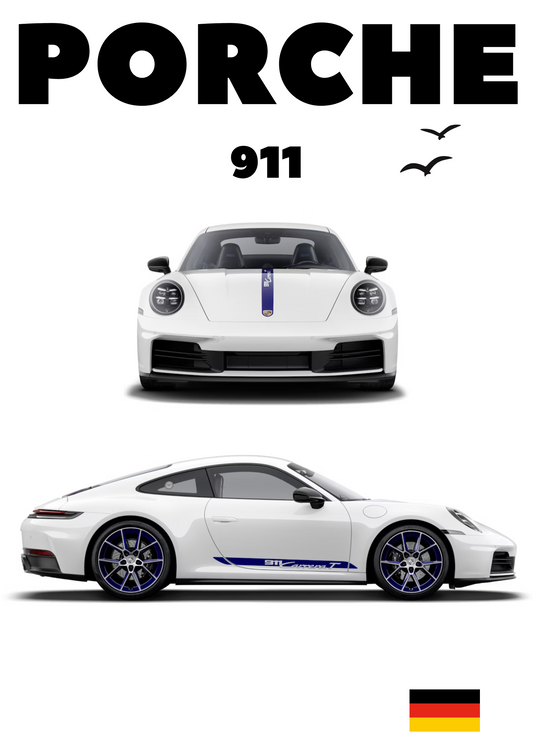 Porche 911 4k poster