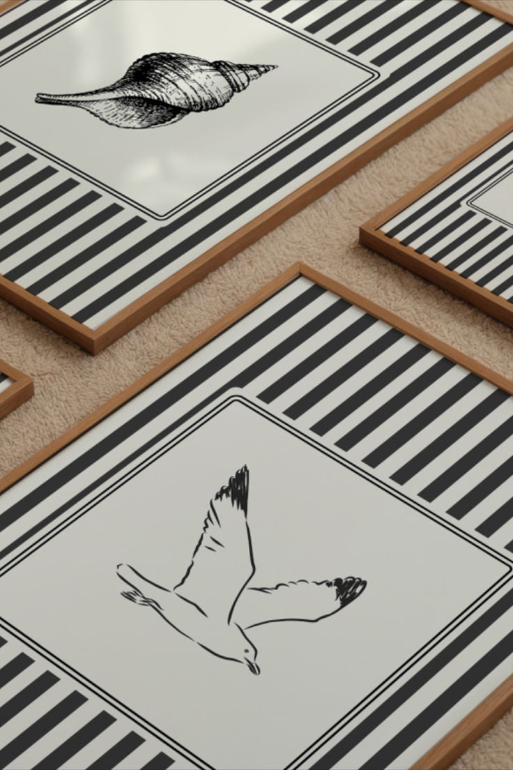 Split line 4k wall art frame / poster