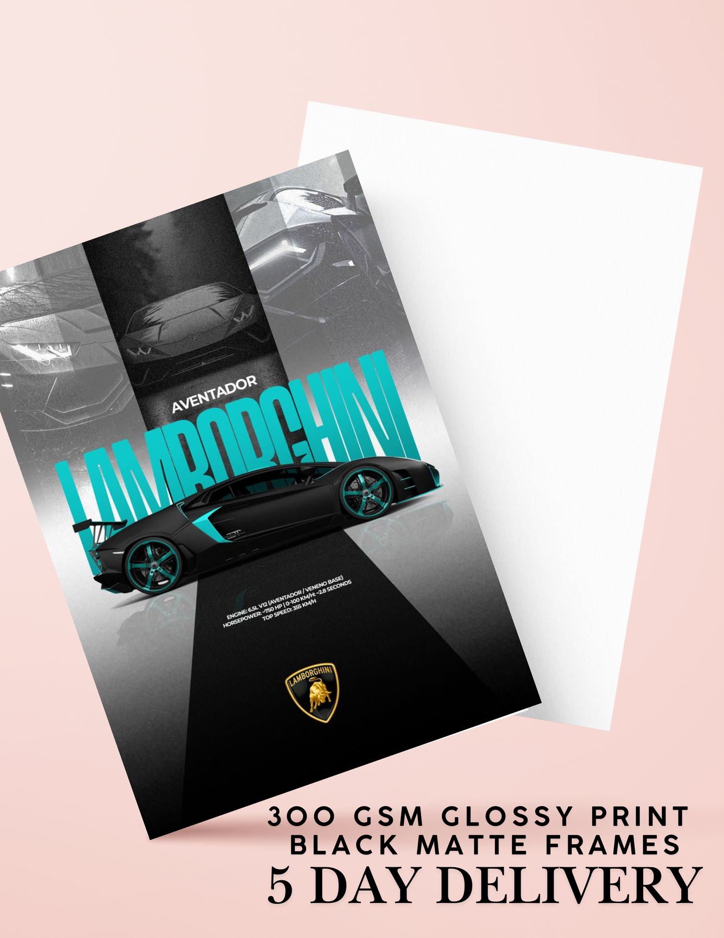 Lamborghini Murcielago 4k wall art