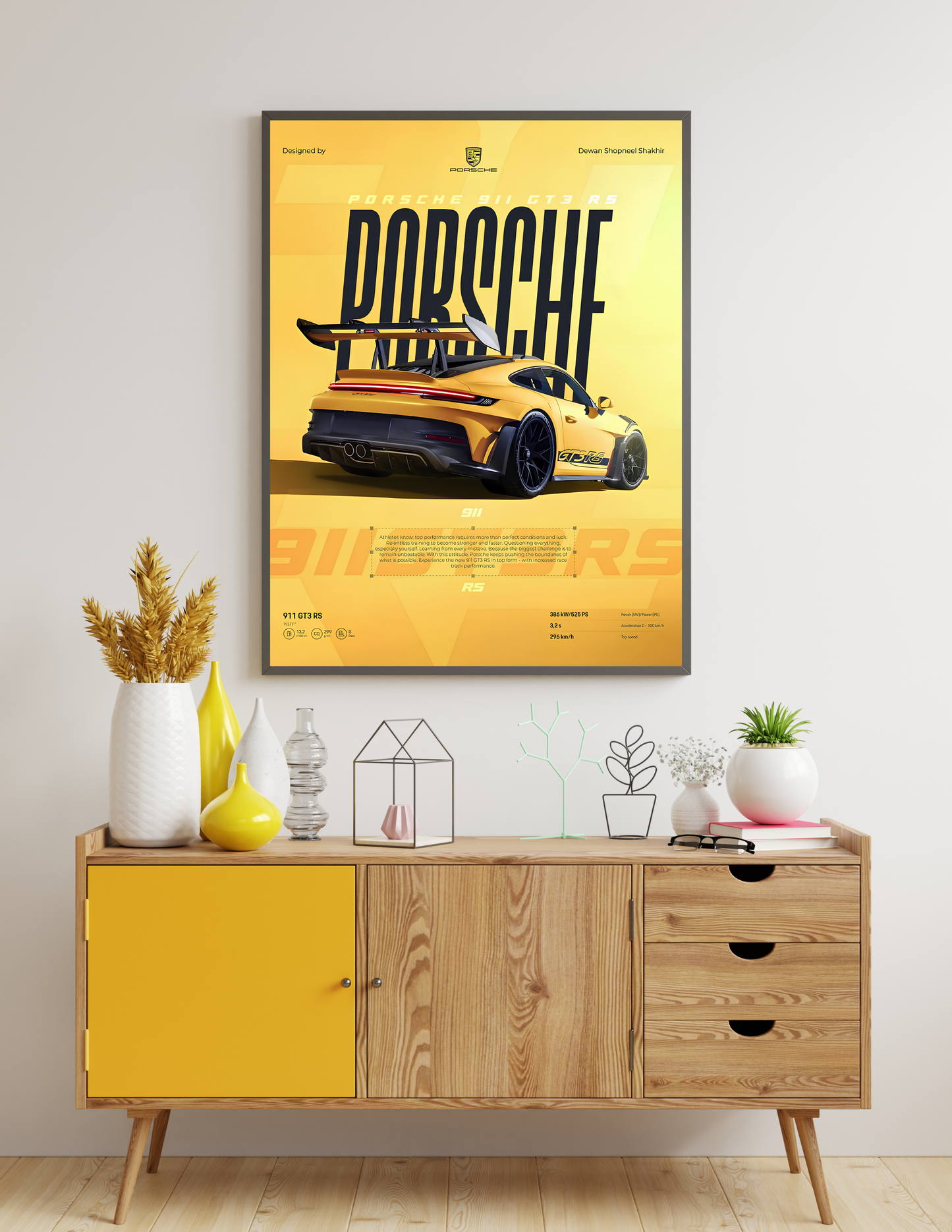 Porche 4k wall art