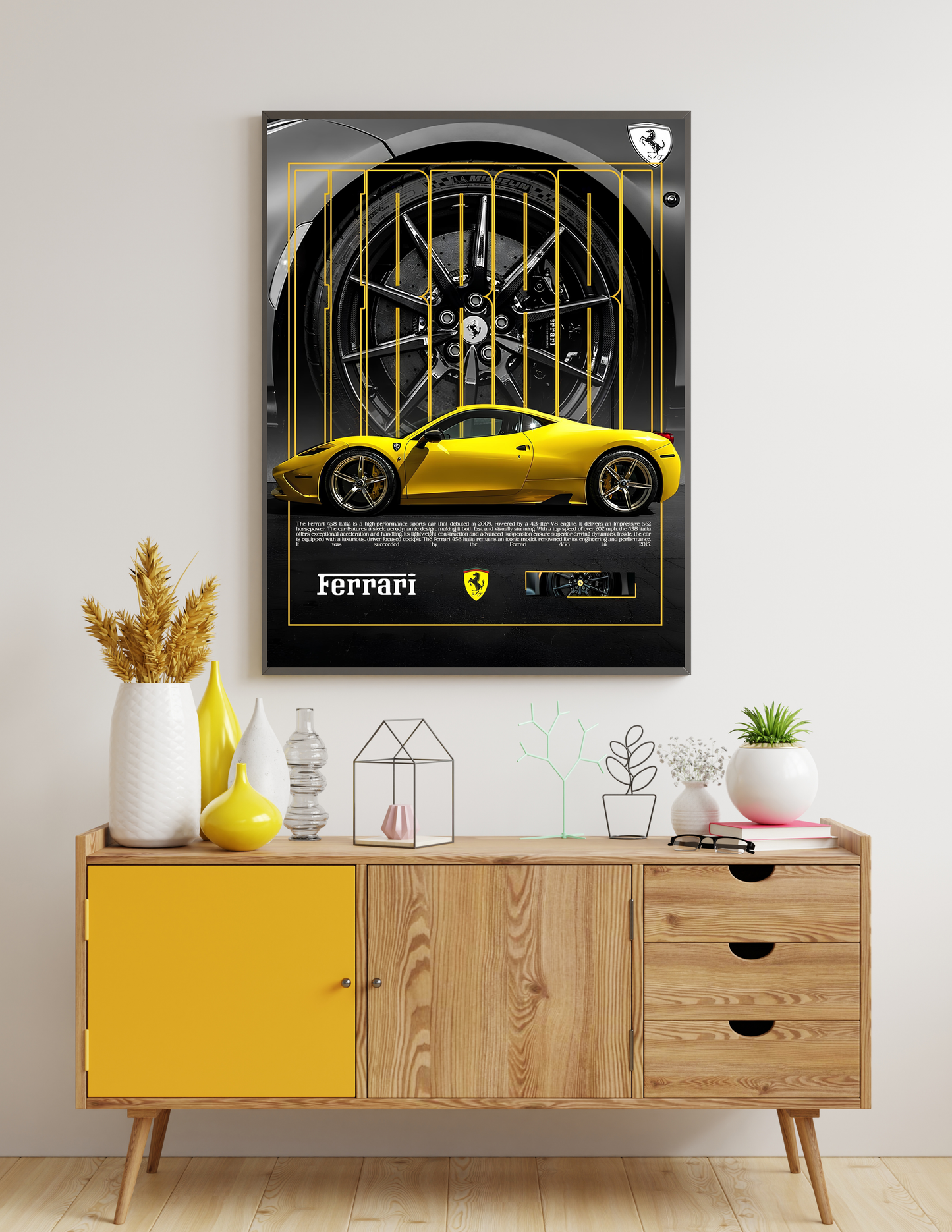 Ferrari 4k wall art