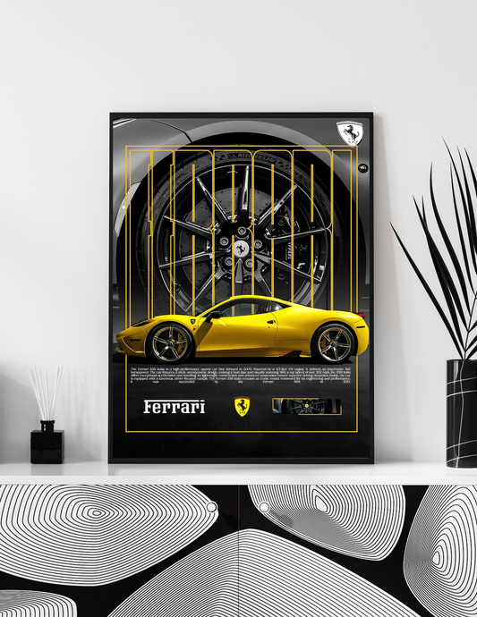 Ferrari 4k wall art