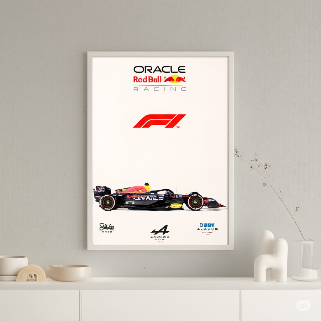 racing car poster (Red edition)