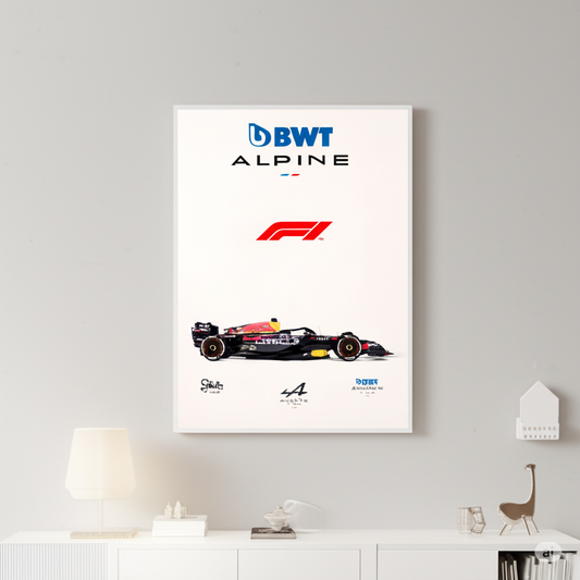 racing car poster (Red edition)
