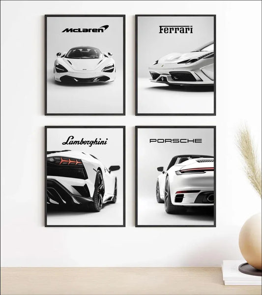 EXCLUSIVE CAR SET POSTER / FRAMES
