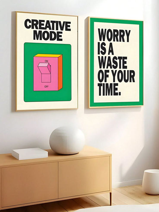 Creative mode on 4k poster / frames