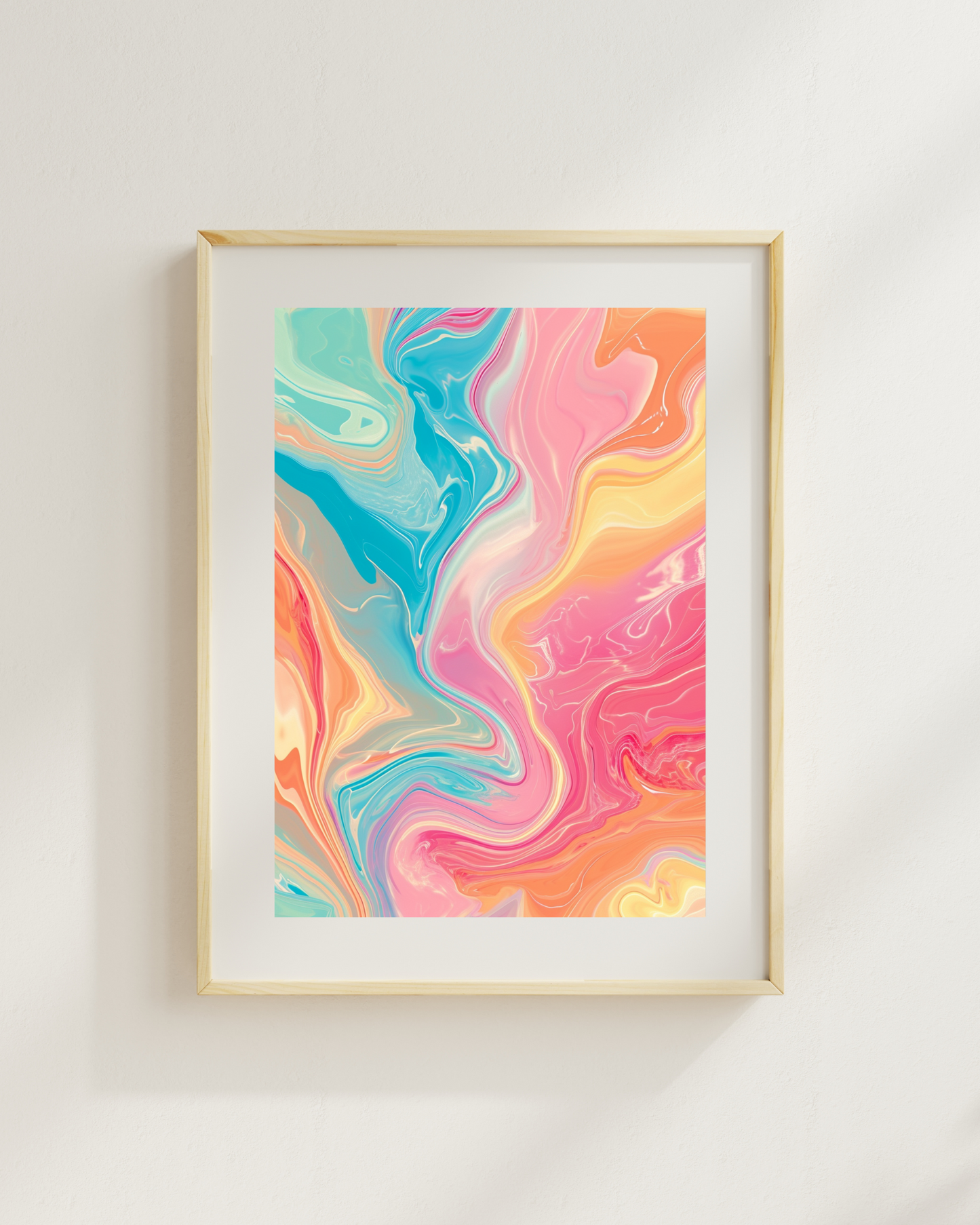 Abstract painting 4k poster / frames