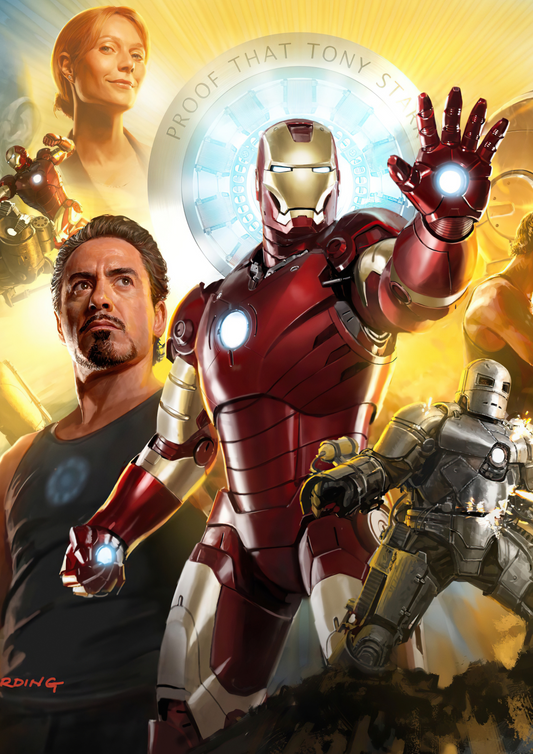 Iron man 4k poster