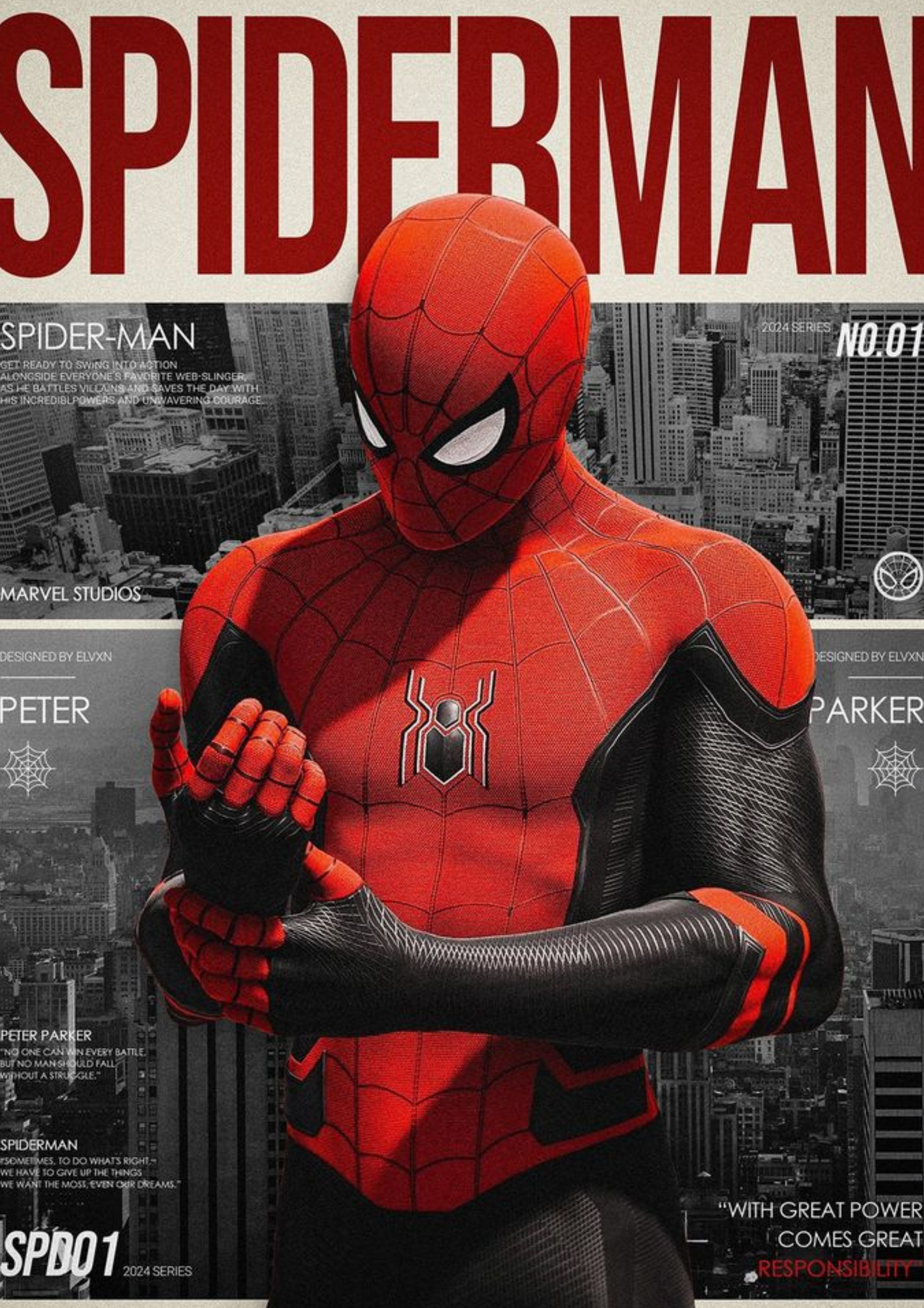 Spiderman 4k poster