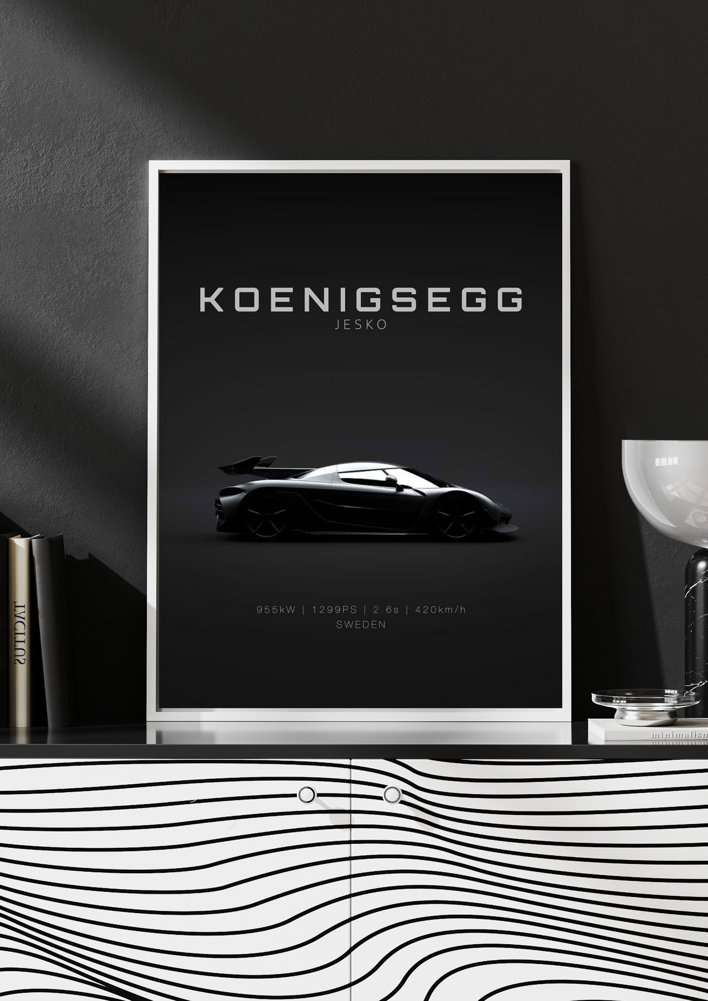 Koenigsesgg car 4k poster
