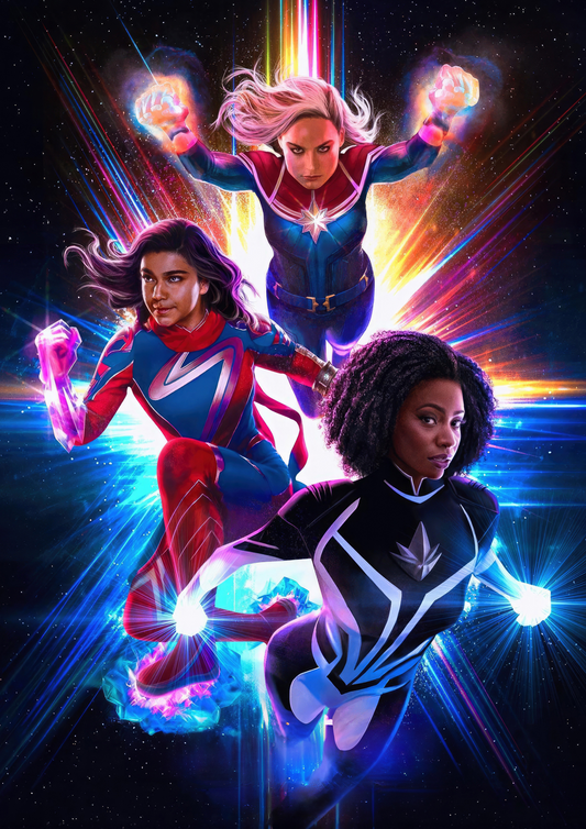The marvels 4k poster