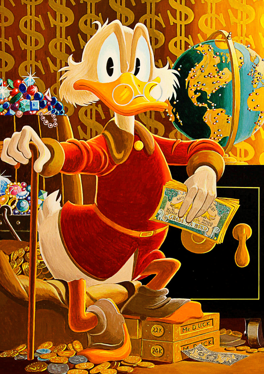 Rich duck 4k poster