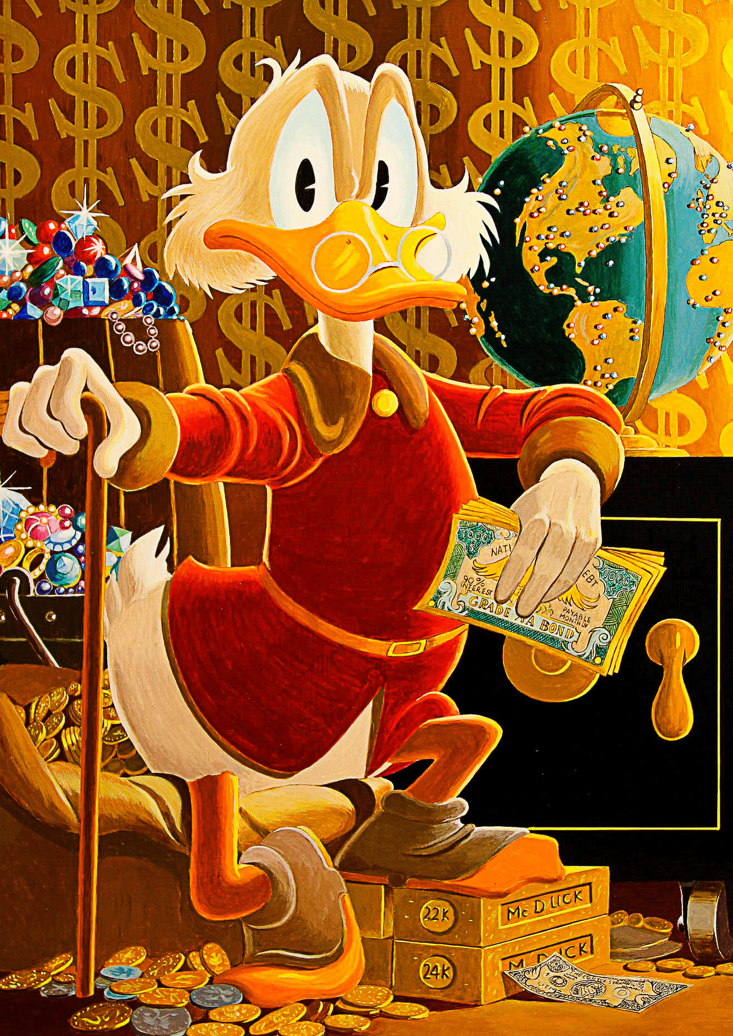 Rich duck 4k poster