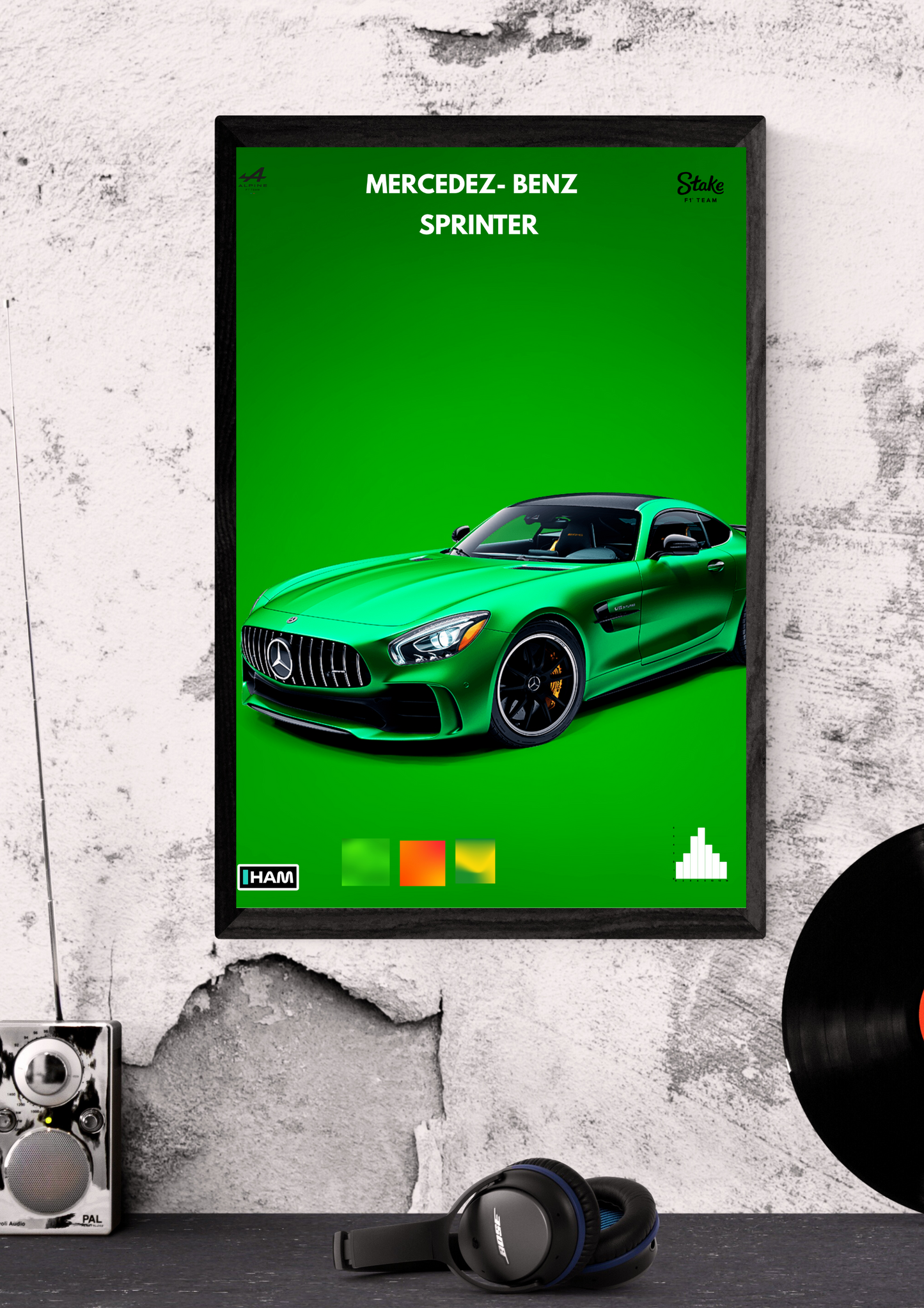 Mercedez - benz 4k poster frame