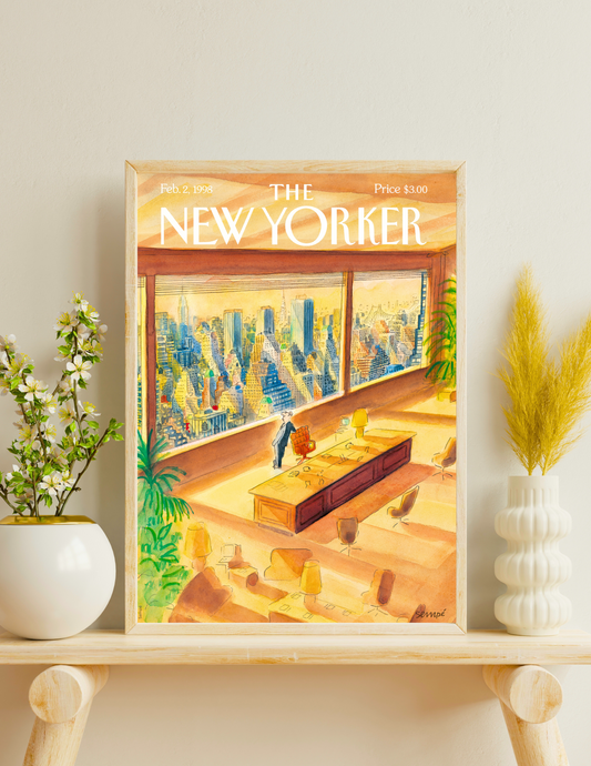 New yoker D-1 poster/frame